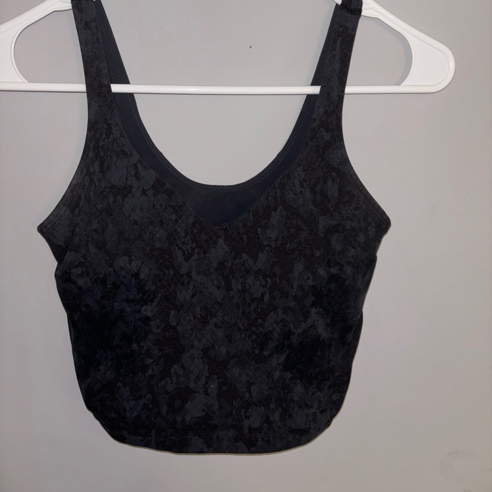 Lulu lemon black align tank top